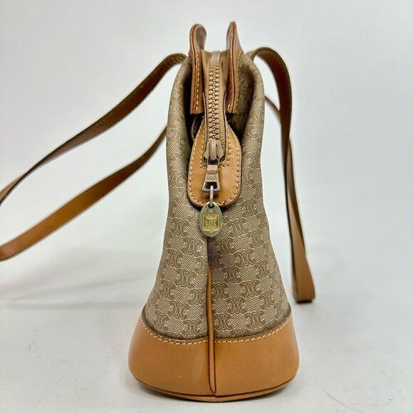 Vintage Celine Monogram Coated Canvas Tote - Picture 5 of 16